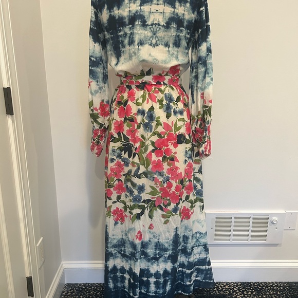 Misa Los Angeles Bettina Dress Size Small Floral Tie Dye NWOT - Picture 11 of 16